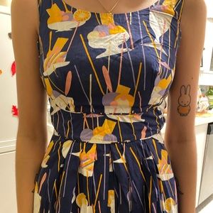 emily and fin ice cream print dress